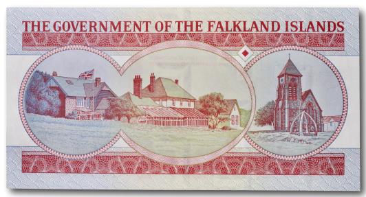 World Coins - Falkland Islands, 5 pounds 1983