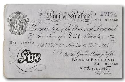 World Coins - Great Britain, 5 pounds 1945