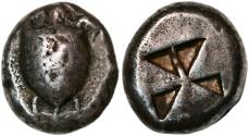 Ancient Coins - Stater fra Aegina in Attica (ca. 525-475 BC)