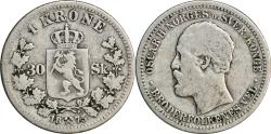 World Coins - Norway, 1 krone / 30 skilling 1875