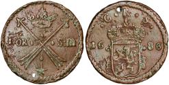 World Coins - Sweden, 1 öre 1686