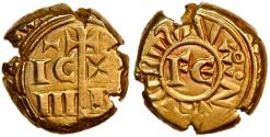 World Coins - Sicily in Italy, 6 double tari d’oro (gold!) 1209-1220
