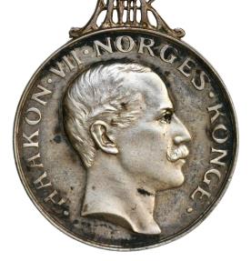 World Coins - Norway, King Haakon VIIs Medal for Outstanding Civil Service (1905-1957)