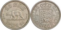 World Coins - Greenland, 25 øre 1926