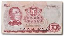 World Coins - Norway, 100 kroner 1975