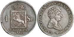 World Coins - Norway, speciedaler 1834