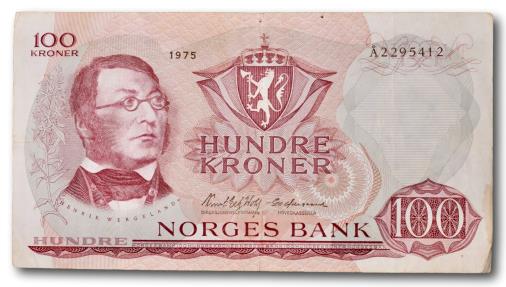 World Coins - Norway, 100 kroner 1975
