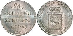World Coins - Norway, 24 skilling 1819