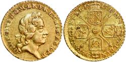 World Coins - Great Britain, 1/4 guinea (gold!) 1718