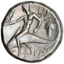 Ancient Coins - Didrachm from Tarentum (ca. 272-240 BC)