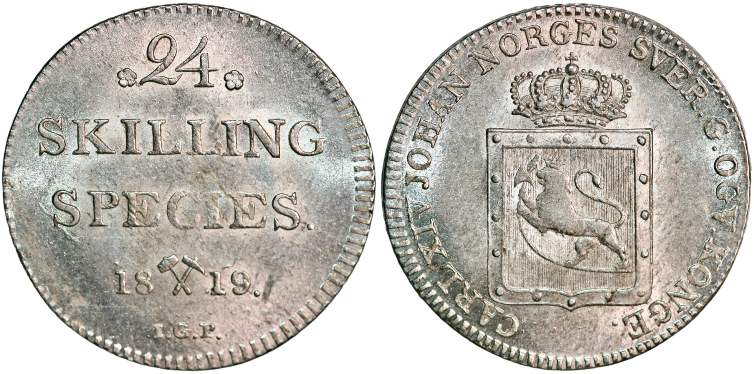 Norway, 24 skilling 1819 | European Coins