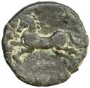 Ancient Coins - Numidia, bronze coin (ca. 148-118 BC)