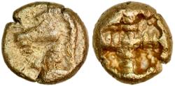 Ancient Coins - EL hemihekte from Ionia (ca. 600-550 BC)