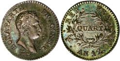 World Coins - France, 1/4 franc 1803