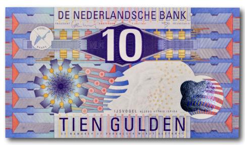 World Coins - Netherlands, 10 gulden 1997