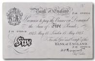 World Coins - England, 5 pounds 1945