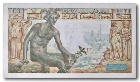 World Coins - France, 1000 francs 1943