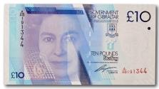 World Coins - Gibraltar, 10 pounds 2010