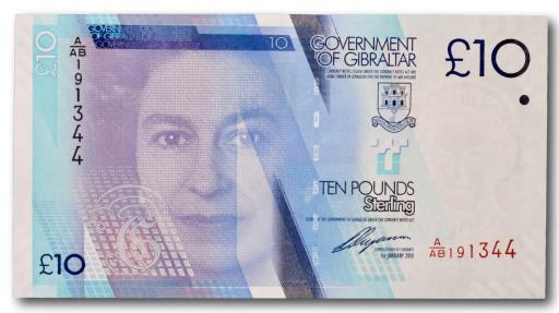 World Coins - Gibraltar, 10 pounds 2010