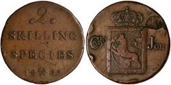 World Coins - Norway, 2 skilling 1833
