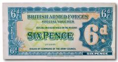 World Coins - British Armed Forces, 6 pence 1948