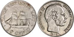 World Coins - Danish West Indies, 20 cents 1878