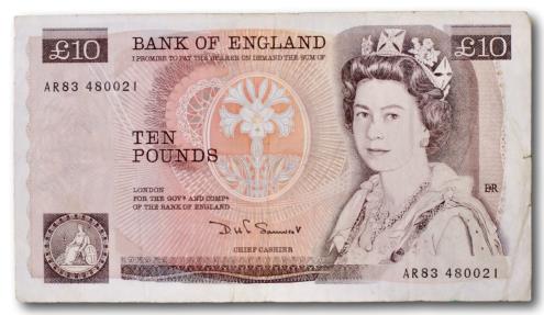 World Coins - Great Britain, 10 pounds 1984-1986