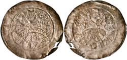World Coins - Brakteat from Archbishop Heinrich I. von Harburg (1142-1153)