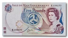 World Coins - Isle of Man, 5 pounds 1983