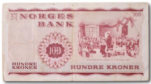 World Coins - Norway, 100 kroner 1975