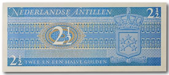 World Coins - Netherlands Antilles, 2 1/2 gulden 1970