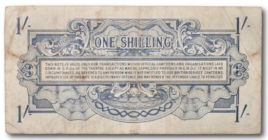 World Coins - British Armed Forces, 1 shilling 1946