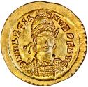 Ancient Coins - Solidus (gold!) from Emperor Marcian (450 AD)