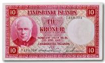 World Coins - Iceland, 10 kronur 1928