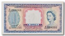 World Coins - Malaya and British Borneo, 1 dollar 1953