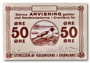 World Coins - Greenland, 50 øre 1913