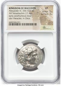 MACEDONIAN KINGDOM. Alexander III the Great (336-323 BC). AR ...