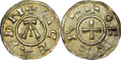 World Coins - ANGLO-SAXON. St. Edmund Penny, NGC MS-61 MINT-STATE - ND. S.960; N-483. Viking Coinage. Danish East Anglia, C.885-915. St. Edmund, memorial coinage. Moneyer, Otbert. Legend around