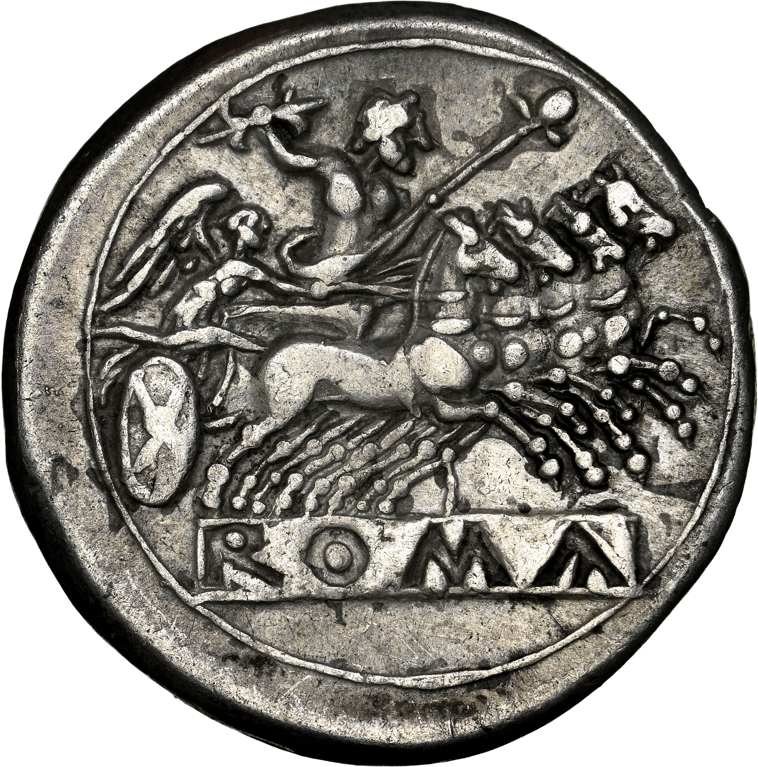 ROMAN REPUBLIC - Anonymous 225-214 BC. ROMA INCUSE - AR