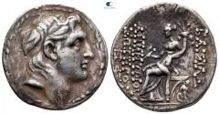 Ancient Coins - Seleukid Kingdom Antioch Demetrios I Soter Tetradrachm AR - 28mm 16.34g 162-150 BC. Dated SE 162 = 151-150 BC - Laureate head of Apollo right / Tyche seated left