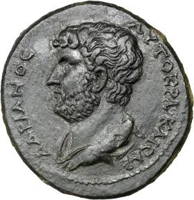 Ancient Coins - Hadrian VERY SCARCE ISSUE – PROVENANCE 2003 – HARLAN BERK – AE 30mm, 18.25g - 117-138 AD, Laodiceia ad Lycum, Phrygia, Alliance with Hierapolis - RPC-2341 (3 specimens)