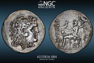 Ancient Coins - THRACE MESAMBRIA – NGC XF 4/5 4/5 “HUGE & HEFTY” – 33.5mm/16.5g TYPE of Alexander III 'the Great' (336-323 BC). Tetradrachm. Mesembria