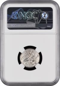 Calabria, Tarentum – NGC Ch XF 4/5 3/5 – SCARCE DIOSCURI