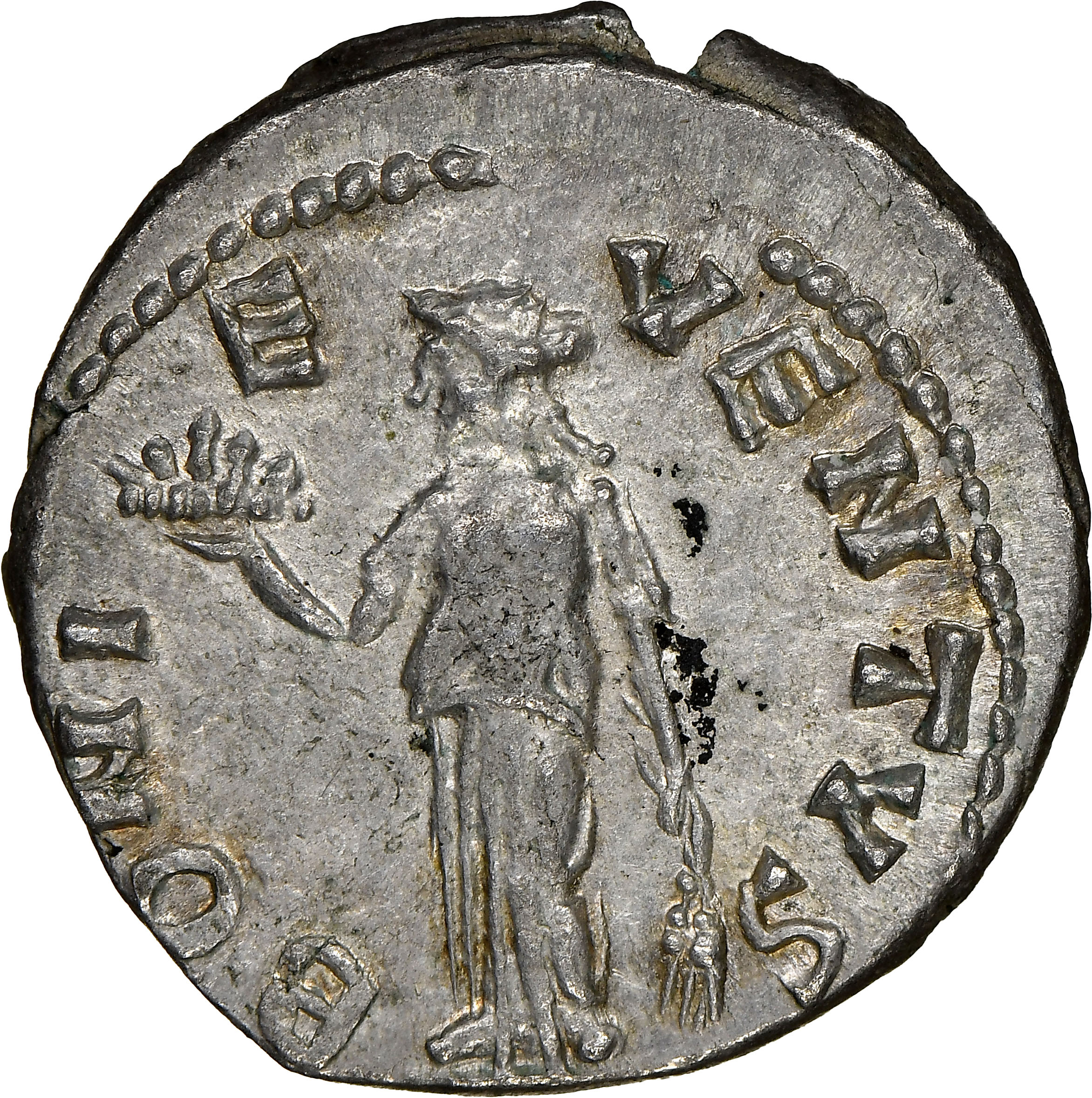 Pescennius Niger, 193-194 - NGC Ch AU 4/5 4/5 - Denarius 18mm