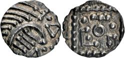 World Coins - ANGLO-SAXON, NGC 61 MINT CONDITION Continental Sceattas. Circa 700-765. AR Sceat (12mm, 0.91 g). Series E, ‘Ashton Rowant’ phase, porcupine