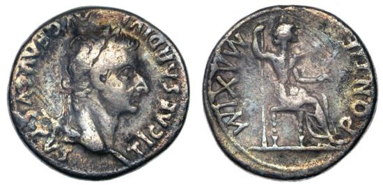 Tiberius, Tribute Penny (Jesus Mark 12:15) AD 14-37, AR Denarius ...