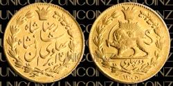World Coins - Iran, Pahlavi, Reza Shah Era Two Pahlavi Reza Shah, Legend Type Coin 900 Gold, SH1305 (1926), 3.88g, 21mm