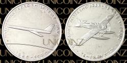 World Coins - Iran, Pahlavi, Mohammadreza Shah Era 50 Jahre Aerophilatelie SAV, Tehran 1925 1975, Silver, 20.31g, 33mm