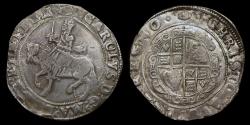 World Coins - CHARLES I SILVER HALFCROWN, GROUP III UNDER THE KING