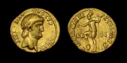 Ancient Coins - NERO GOLD AUREUS, NGC GRADED CHOICE VF 5/5